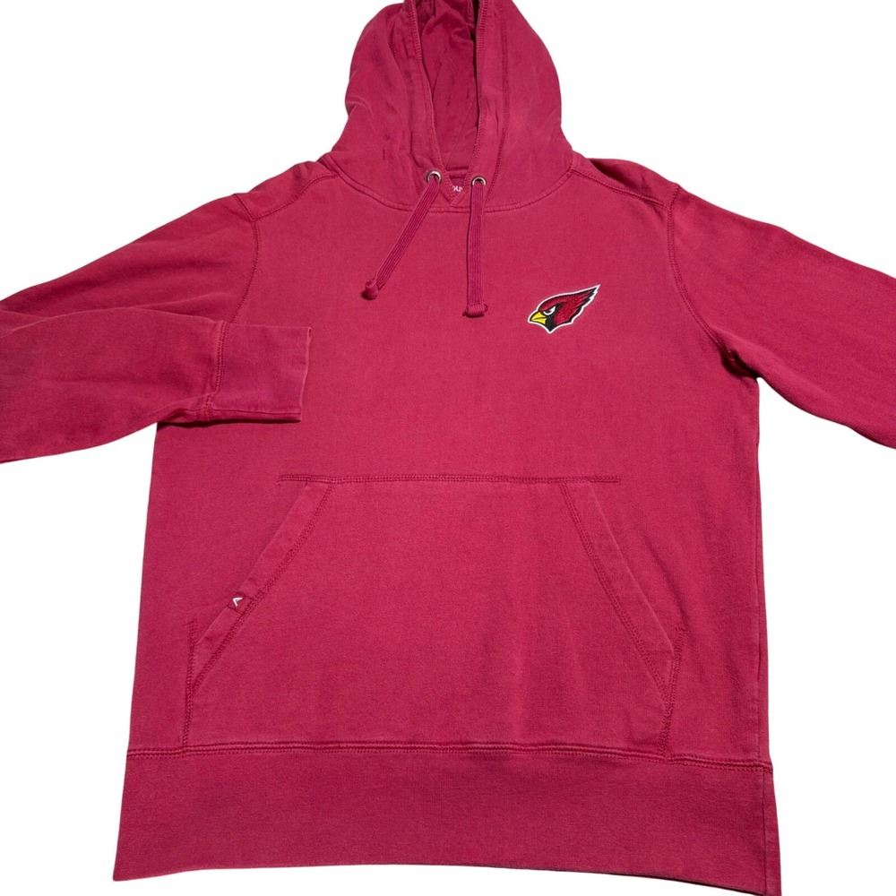 Arizona Cardinals NFL Antigua Men M Pullover Hoodie Sweatshirt Red Embroidery